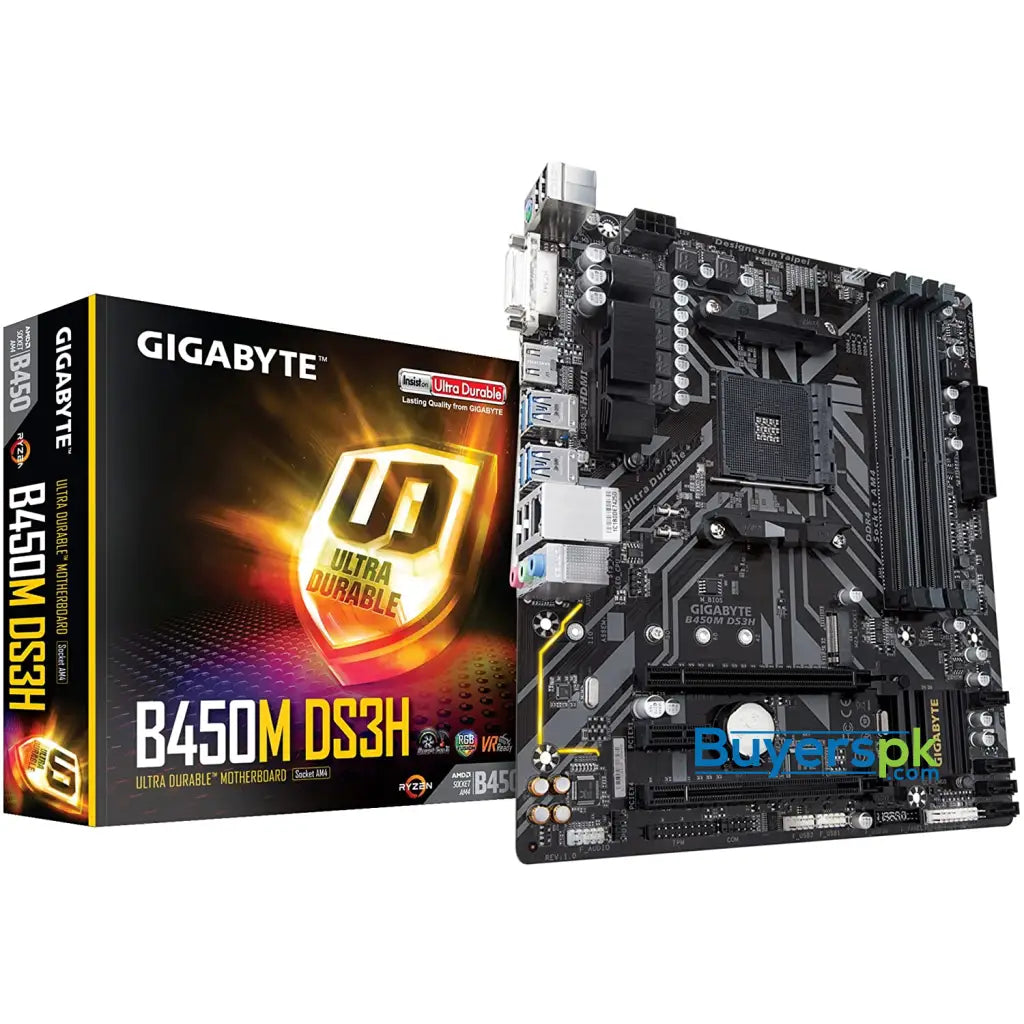 Gigabyte B450m Ds3h Motherboard - Price in Pakistan Gigabyte B450m Ds3h Motherboard - Price in Pakistan